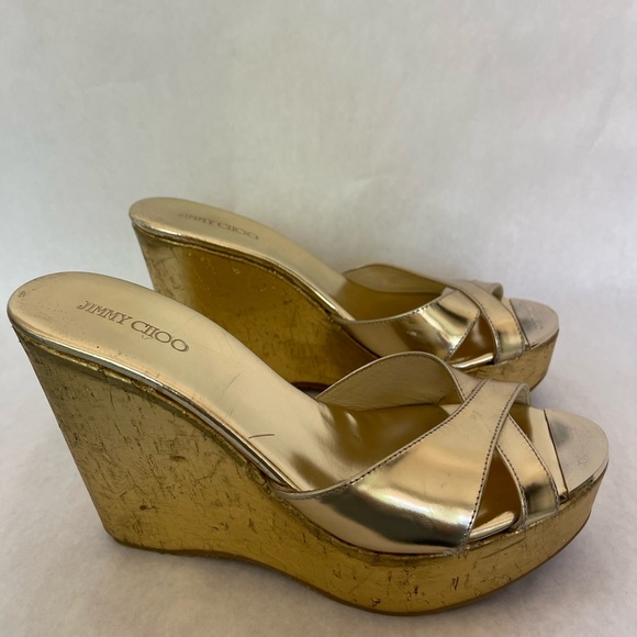 Jimmy Choo Cork Wedge Sandal - Picture 2 of 7